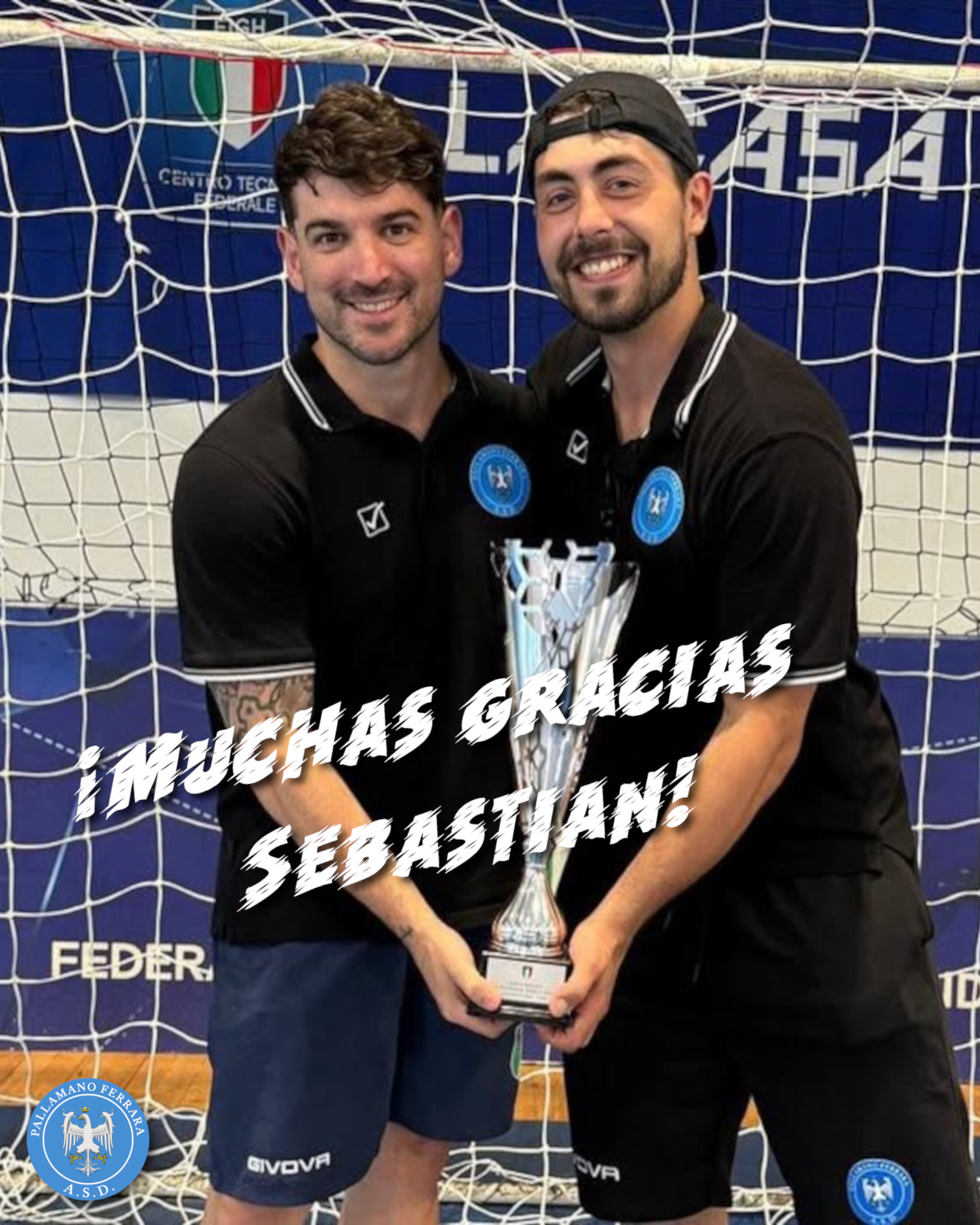 Grazie Coach Sebastian Cara, comandante di questa impresa!